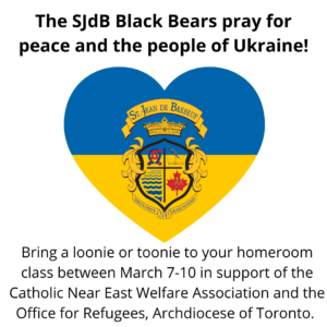 Loonie/Toonie Fundraiser for Ukraine