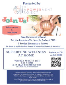 Supporting Wellness at Home -Tues Apr 30th